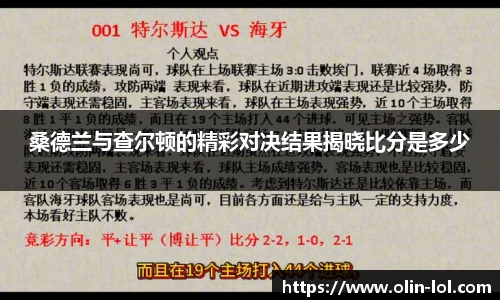 桑德兰与查尔顿的精彩对决结果揭晓比分是多少